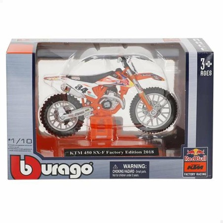Motocicletta Colorbaby Wrb Ktm Cross 1:18