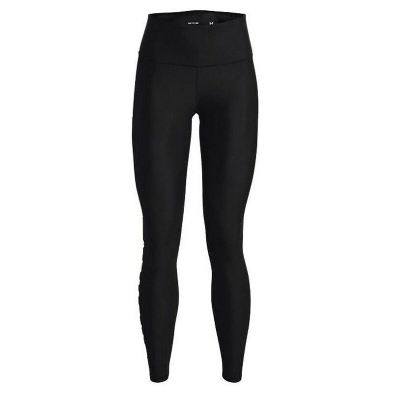 Leggings Sportivo da Donna Under Armour HeatGear Branded Nero Leggings Sportivo da Donna Under Armour HeatGear Branded Nero