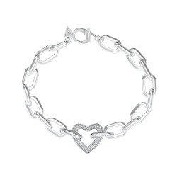 Bracciale Donna Guess JUBB05016JWRHS Argentato