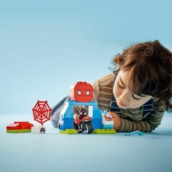 Set di Costruzioni Lego La aventura en moto de Spin Multicolore