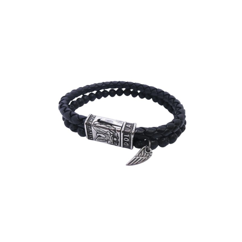 Bracciale Uomo AN Jewels AA.P253LBABK Bracciale Uomo AN Jewels AA.P253LBABK