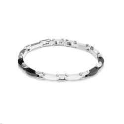 Bracciale Uomo Radiant RH000006 Nero Argentato