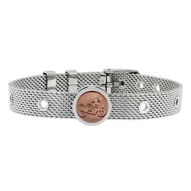 Bracciale Uomo Talent Jewels TJA-1-09-02-1-235 Argentato Bracciale Uomo Talent Jewels TJA-1-09-02-1-235 Argentato