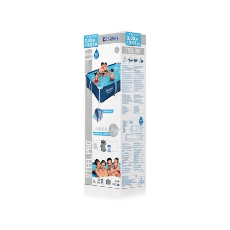 Bestway Piscina Rigida Adulto con Depuratore 300x201x66 cm Giardino 56411