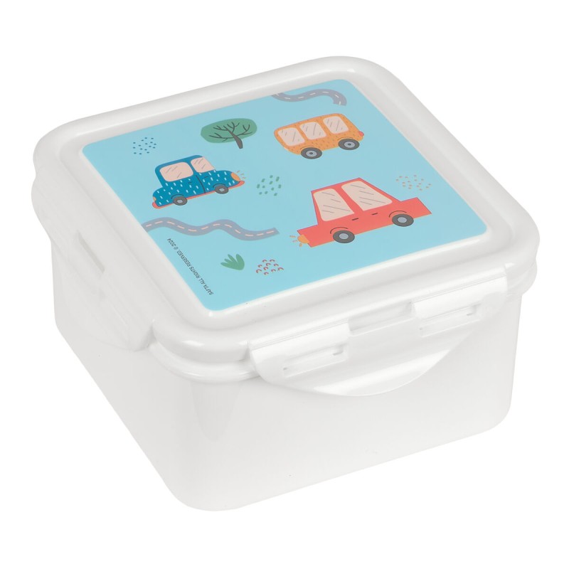 Porta pranzo Safta Coches Azzurro 13 x 7.5 x 13 cm Porta pranzo Safta Coches Azzurro 13 x 7.5 x 13 cm