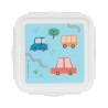 Porta pranzo Safta Coches Azzurro 13 x 7.5 x 13 cm