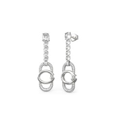 Orecchini Donna Guess JUBE04507JWRHT-U Argentato