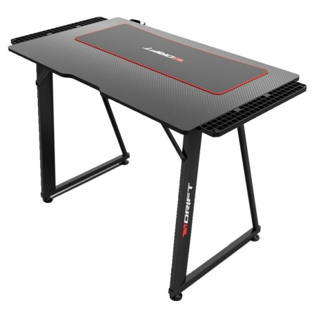 Scrivania GAMING DRIFT DRDZ75 Nero Nero/Rosso 100 x 60 cm