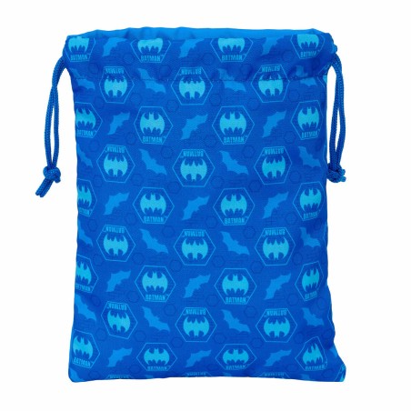 Cestino per la Merenda Batman Azzurro 20 x 25 cm