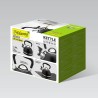 Teiera Feel Maestro MR-1336-BLACK Nero Acciaio inossidabile 1,8 L
