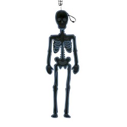Decorazione pensile My Other Me Scheletro Luci Halloween Neon Sagome (90 x 30 cm)