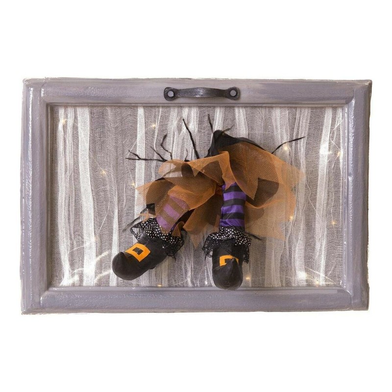 Decorazione per Halloween My Other Me Luce Strega Cornice Decorazione per Halloween My Other Me Luce Strega Cornice