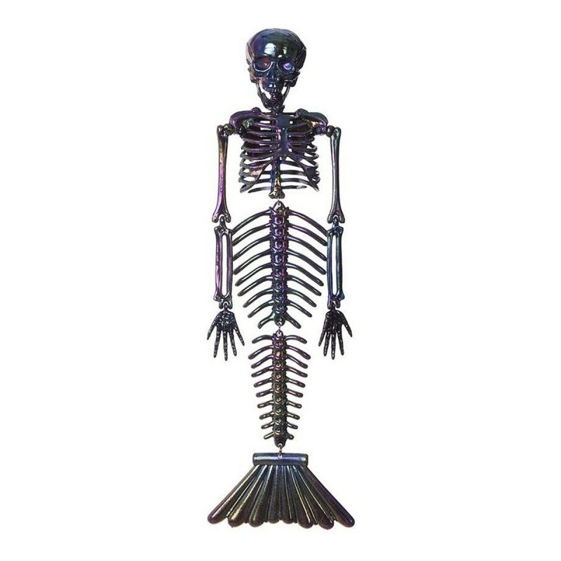 Decorazione per Halloween My Other Me Scheletro Sirena Cromato (37 cm) Decorazione per Halloween My Other Me Scheletro Sirena Cromato (37 cm)