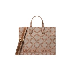 Borsa Donna Michael Kors Gigi Marrone 39 x 30 x 10 cm