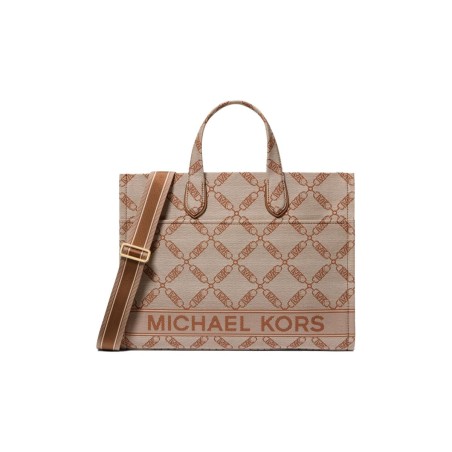Borsa Donna Michael Kors Gigi Marrone 39 x 30 x 10 cm
