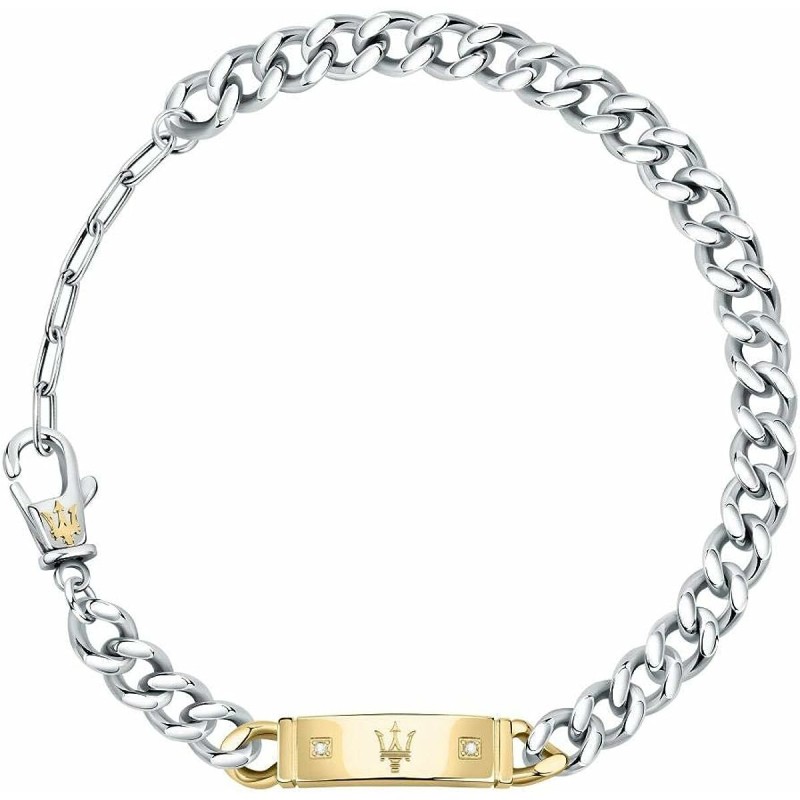 Bracciale Uomo Maserati CATENA W-DIAMOND Bracciale Uomo Maserati CATENA W-DIAMOND