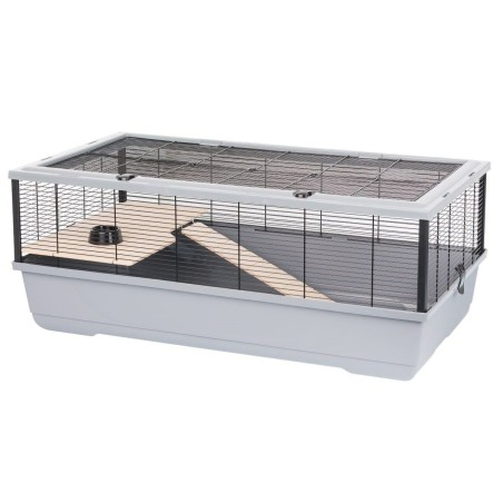 Gabbia INTER-ZOO Bernie Wood grey Legno Metallo Plastica 100 x 39 x 54 cm