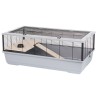 Gabbia INTER-ZOO Bernie Wood grey Legno Metallo Plastica 100 x 39 x 54 cm