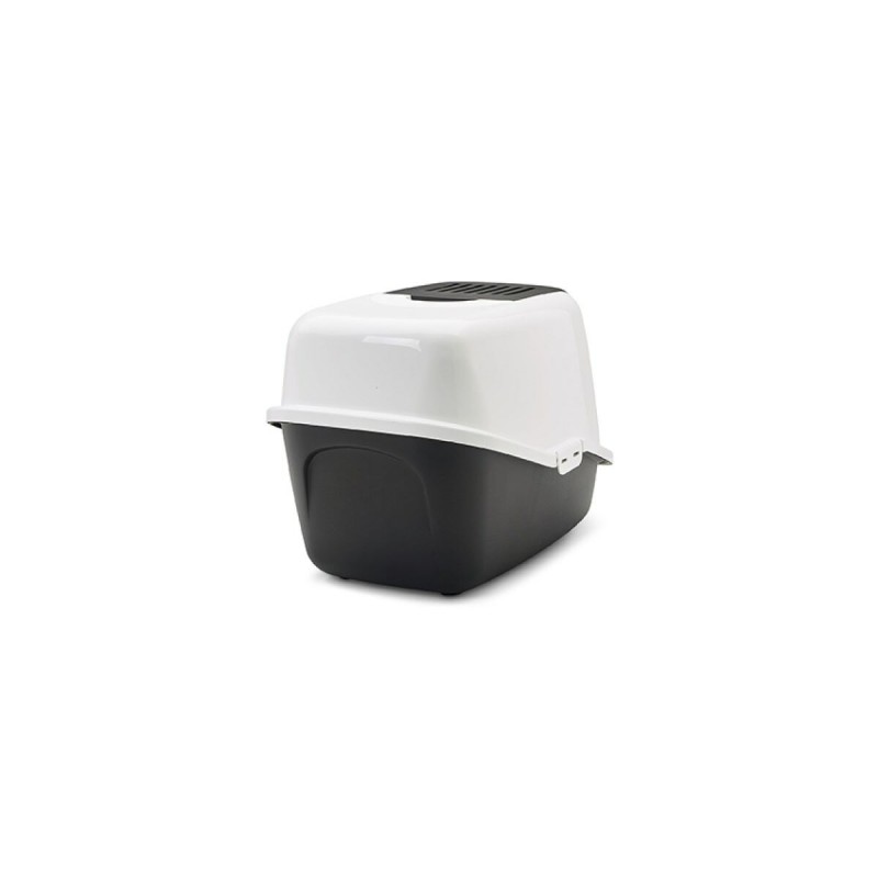 Lettiera per Gatti Savic Nestor Bianco Nero Plastica Lettiera per Gatti Savic Nestor Bianco Nero Plastica