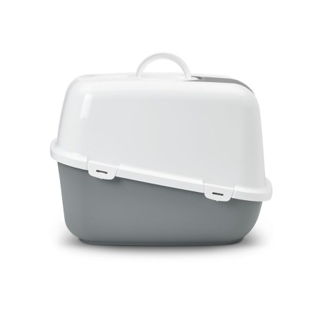 Lettiera per Gatti Savic Nestor Jumbo Bianco Beige Plastica
