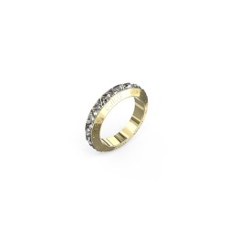 Anello Donna Guess JUBR04575JWYG52 Dorato Argentato 12
