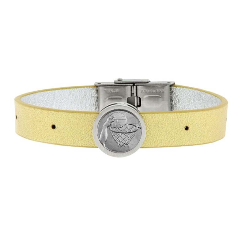 Bracciale Uomo Talent Jewels TJA-1-02-03-3-2 Giallo Bracciale Uomo Talent Jewels TJA-1-02-03-3-2 Giallo