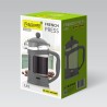 Teiera Feel Maestro MR-1665-1000 Grigio Acciaio inossidabile Vetro Borosilicato 1 L
