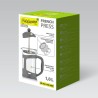 Teiera Feel Maestro MR-1665-1000 Grigio Acciaio inossidabile Vetro Borosilicato 1 L