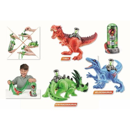 Personaggi d'Azione Zuru Robo Alive Dino Dna