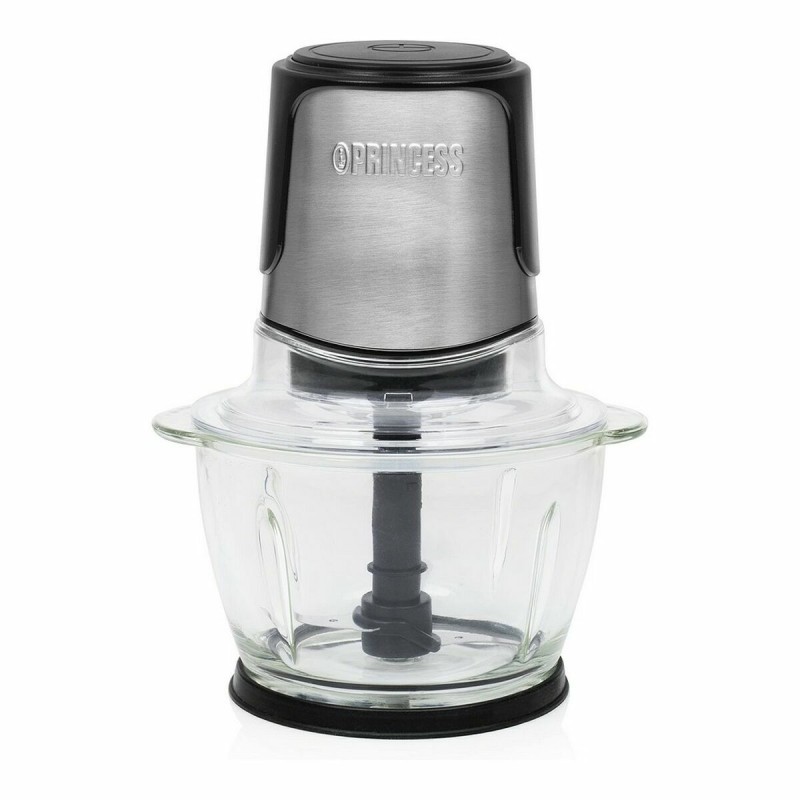 Tritatutto Princess Nero Vetro Acciaio inossidabile 300 W 1 L Tritatutto Princess Nero Vetro Acciaio inossidabile 300 W 1 L
