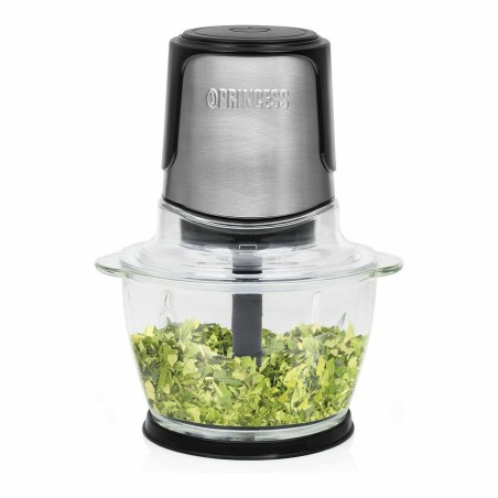 Tritatutto Princess Nero Vetro Acciaio inossidabile 300 W 1 L