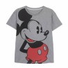 Maglia a Maniche Corte Donna Mickey Mouse Grigio scuro