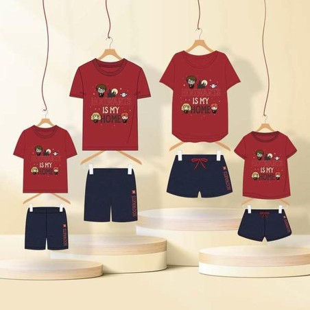 Pigiama Harry Potter Rosso Scuro