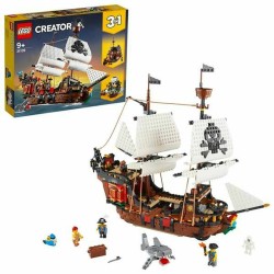 Set di Costruzioni   Lego 31109 Barco Pirata         Bianco Multicolore Bronce 3 in 1 1260 Pezzi