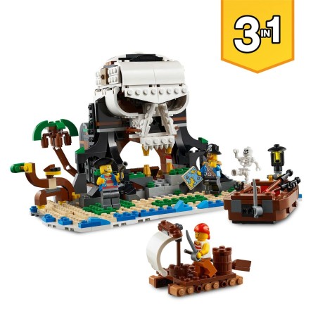Set di Costruzioni   Lego 31109 Barco Pirata         Bianco Multicolore Bronce 3 in 1 1260 Pezzi