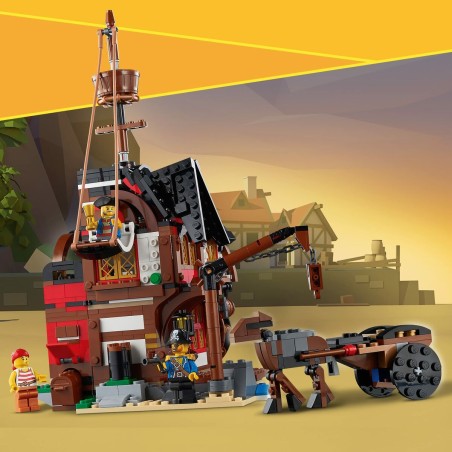 Set di Costruzioni   Lego 31109 Barco Pirata         Bianco Multicolore Bronce 3 in 1 1260 Pezzi