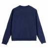 Felpa senza Cappuccio Donna Stitch Blu scuro S