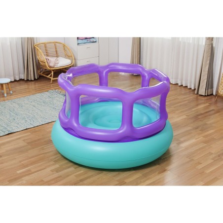 Bestway Saltatore Gonfiabile con Palline 152x152x84 cm +3 Anni Interno ed Esterno 52646