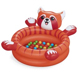 Bestway Piscina Bolas Gonfiabile Panda 107x94x58 cm +2 Anni Interno e Giardino 52702