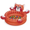 Bestway Piscina Bolas Gonfiabile Panda 107x94x58 cm +2 Anni Interno e Giardino 52702