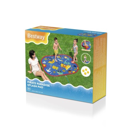 Bestway Aspersore Gonfiabile Pirata 170x140 cm +2 Anni Giardino 52725