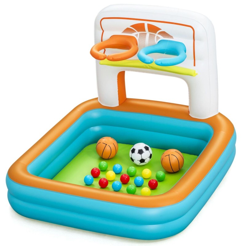 Bestway Piscina Gonfiabile Infantile con Canestri e Palline 120x107x84 cm +2 Anni 52728 Bestway Piscina Gonfiabile Infantile con Canestri e Palline 120x107x84 cm +2 Anni 52728