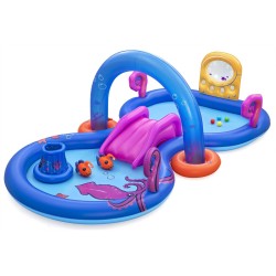 Bestway Piscina Gonfiabile Parco Giochi Avventure Mare 330x188x117 cm +2 Anni 53167