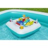 Bestway Piscina Gonfiabile Bambini 2 Camere Family 218x218x48 cm +6 Anni 54446