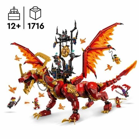 Set di Costruzioni Lego Fuente Dragón de Movimiento Multicolore