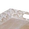 Vassoio per aperitivi 45,5 x 30,5 x 5,5 cm Bianco Legno di mango (2 Unità)