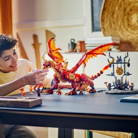 Set di Costruzioni Lego Fuente Dragón de Movimiento Multicolore