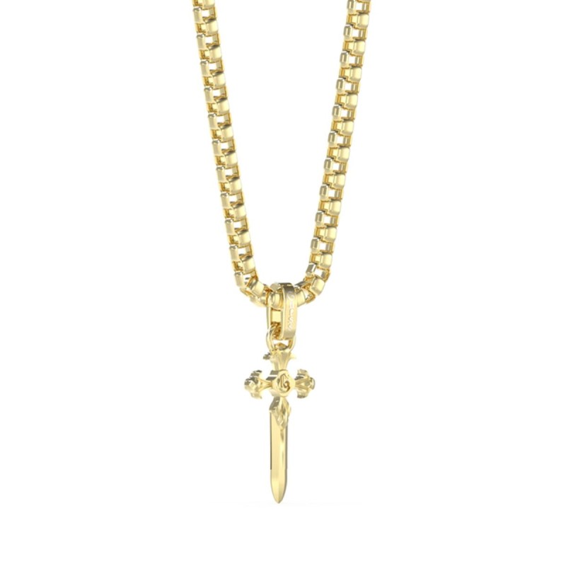 Collana Uomo Guess JUMN04024JWYGT-U Croce Collana Uomo Guess JUMN04024JWYGT-U Croce