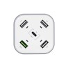 Caricabatterie USB Aisens ASCH-5PQC-W Bianco