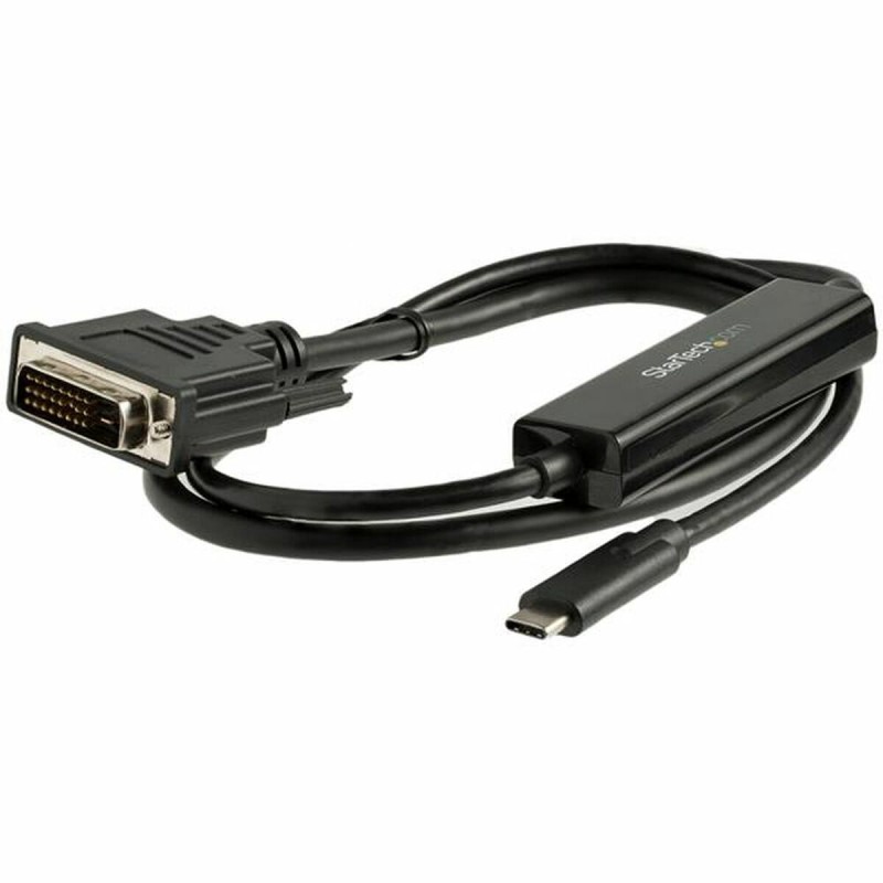 Cavo USB C con DVI-D Startech CDP2DVIMM1MB Nero 1 m Cavo USB C con DVI-D Startech CDP2DVIMM1MB Nero 1 m